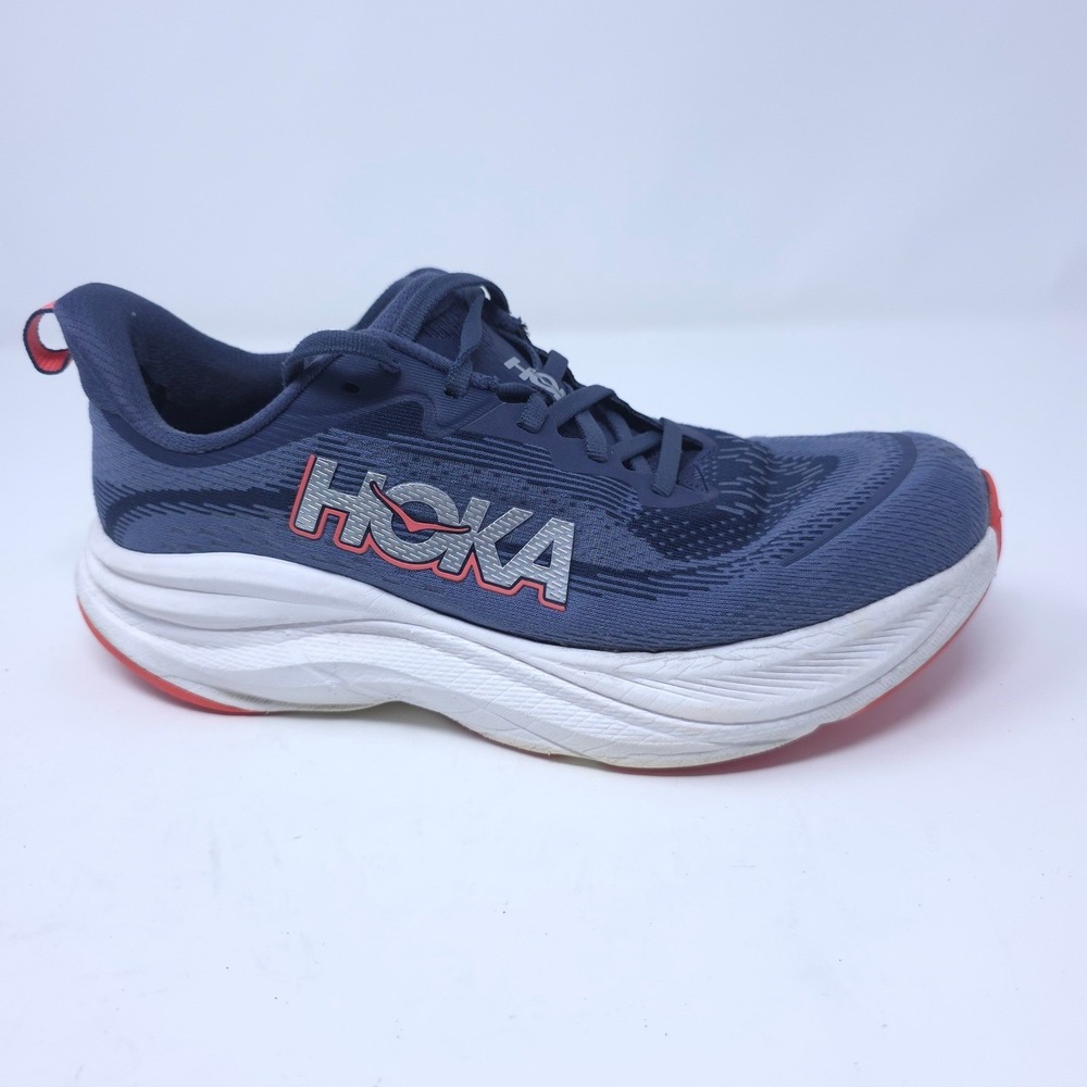 Hoka Skyflow Running Shoes Womens 8.5 Blue Pink 1155113 NKN